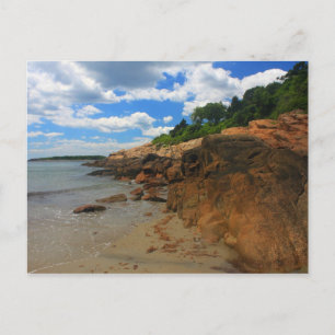Manchester by the Sea Rocky Beach Postcard