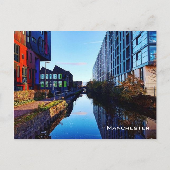 Manchester Canal Postcard (Front)