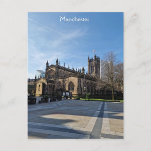 Manchester Cathedral Gardens Postcard