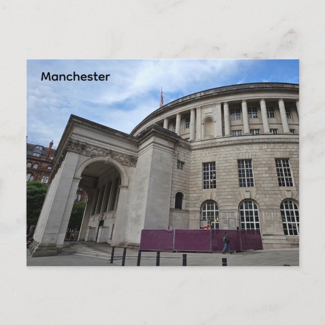 Manchester Central Library Postcard (Front)