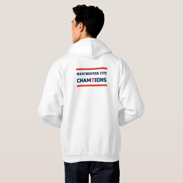 manchester city champion premier league hoodie (Back Full)