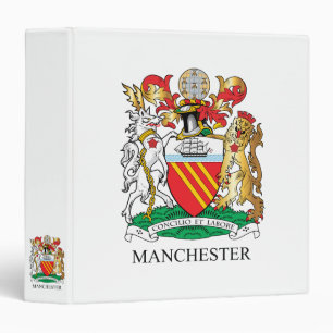 Manchester coat of arms binder