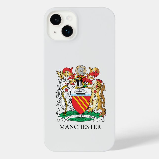 Manchester coat of arms incipio iPhone case (Back)