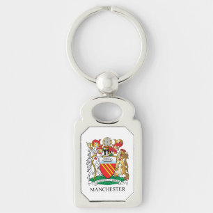 Manchester coat of arms keychain