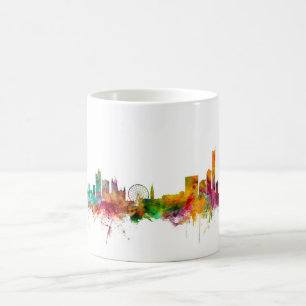 Manchester England Skyline Coffee Mug