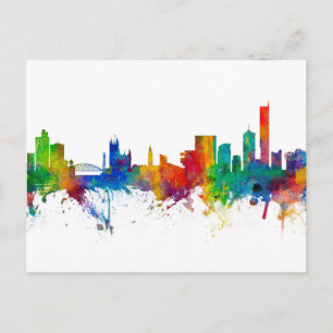 Manchester England Skyline Postcard