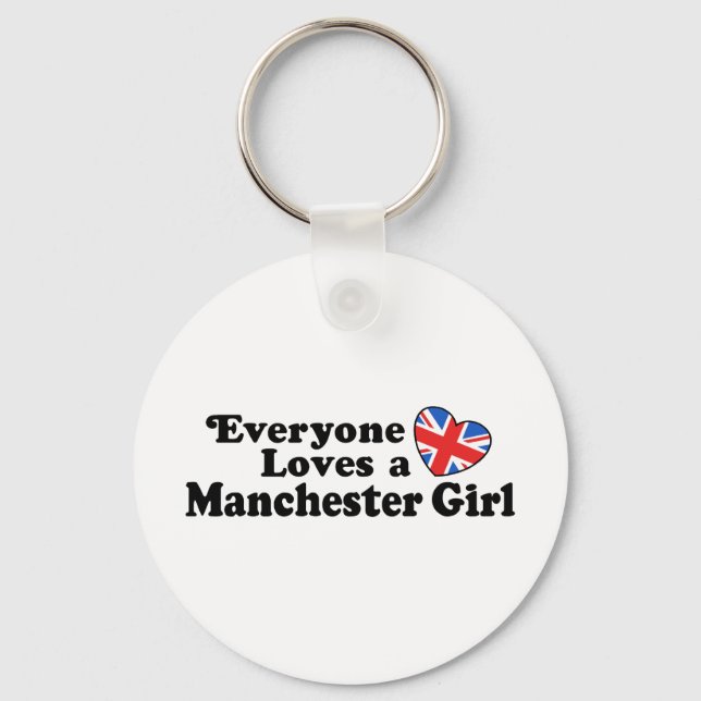 Manchester Girl Keychain (Front)