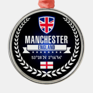 Manchester Metal Ornament