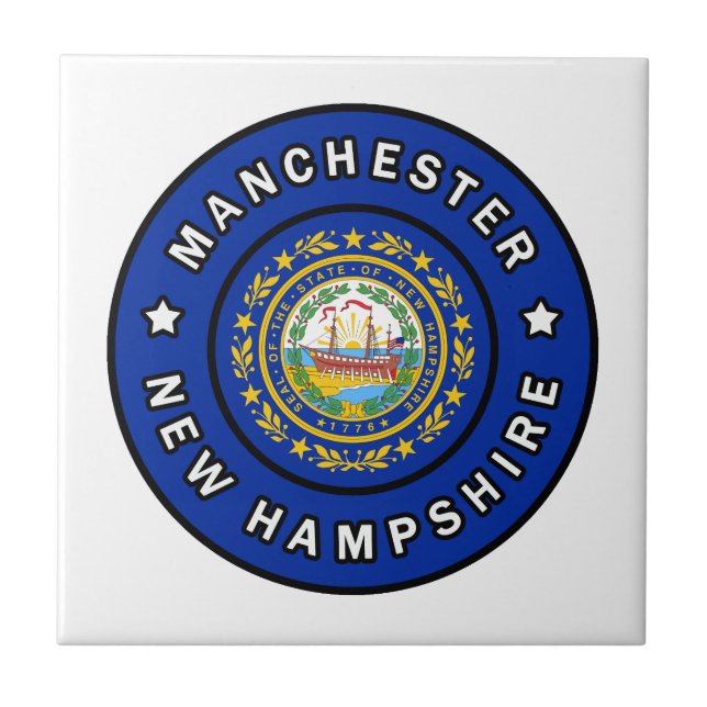 Manchester New Hampshire Tile (Front)
