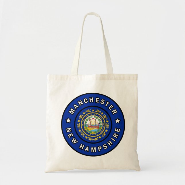 Manchester New Hampshire Tote Bag (Front)