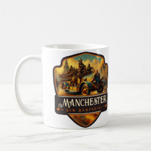 Manchester, New Hampshire   Vintage Coffee Mug