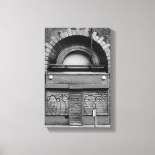 Manchester Piccadilly - closed betting shop Canvas Print