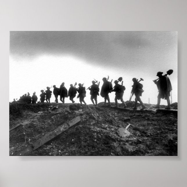 Manchester Regiment , Ancre, 1917 Poster (Front)