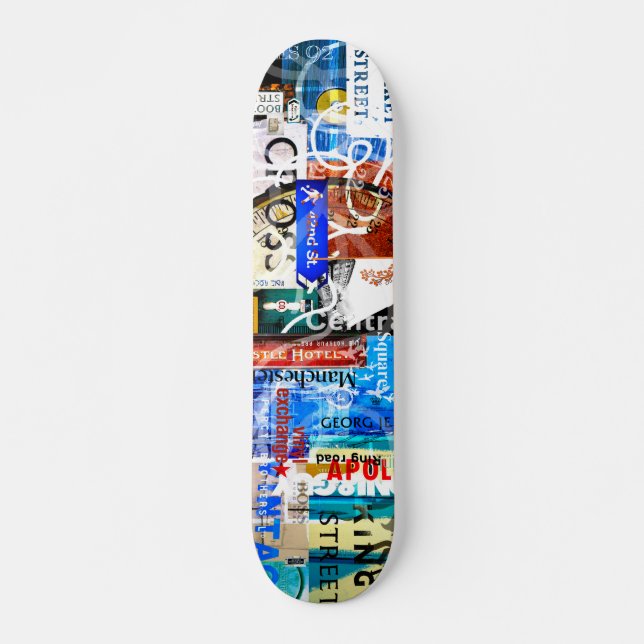Manchester skater 1 skateboard (Front)