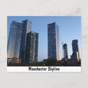 Manchester Skyline Postcard