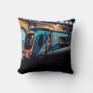 Manchester station throw pillow
