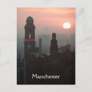 Manchester Sunset Postcard
