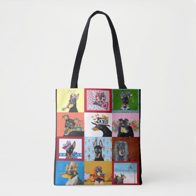 Manchester Terrier All-Over-Print Tote Bag (Front)