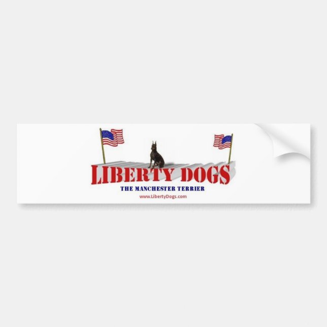 Manchester Terrier Bumper Sticker (Front)