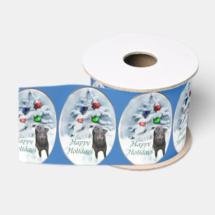 Manchester Terrier Christmas Grosgrain Ribbon
