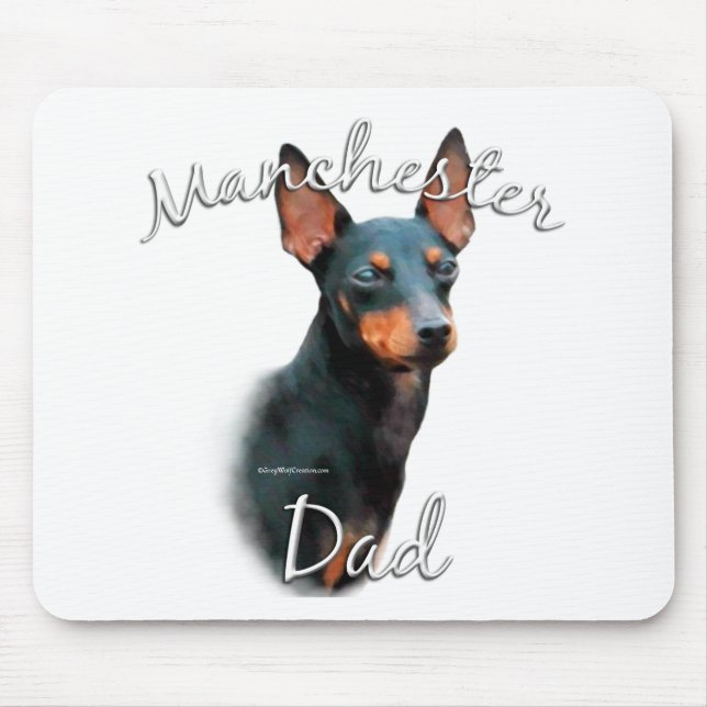 Manchester Terrier Dad 2 Mouse Pad (Front)