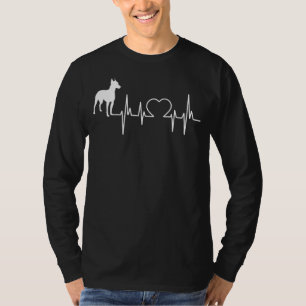 Manchester Terrier Dog Heartbeat T-Shirt