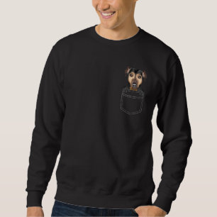 Manchester Terrier Dog In Pocket Dog Sweatshirt