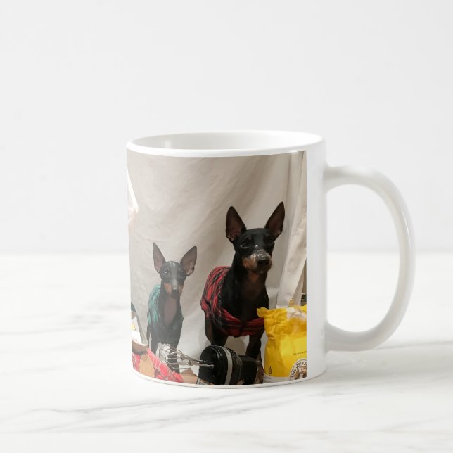 Manchester Terrier Holiday Cookie Mug (Right)