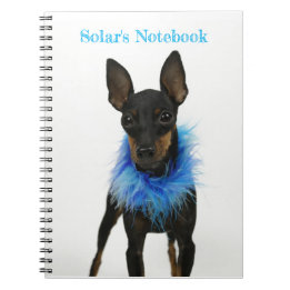 Manchester Terrier Notebook Blue