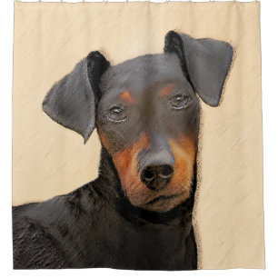 Manchester Terrier Painting Original Animal Art
