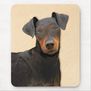 Manchester Terrier Painting Original Animal Art Mouse Pad