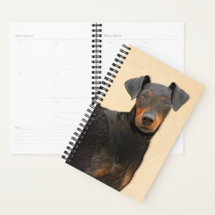 Manchester Terrier Painting Original Animal Art Planner