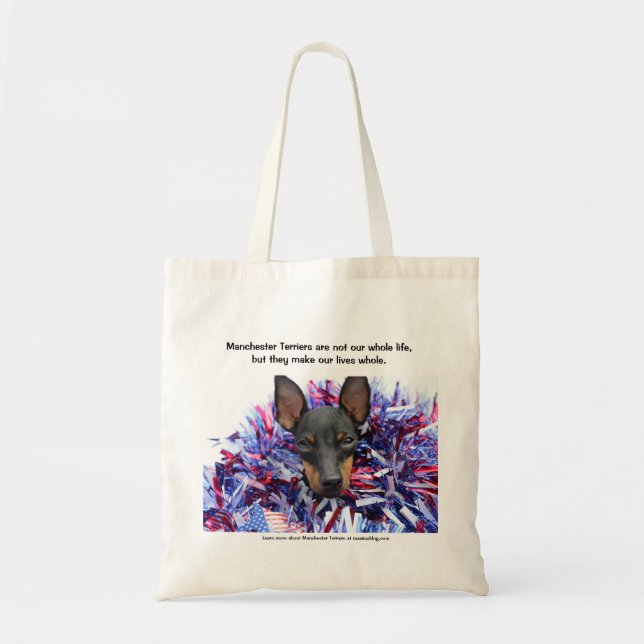 Manchester Terrier Tote Bag (Front)