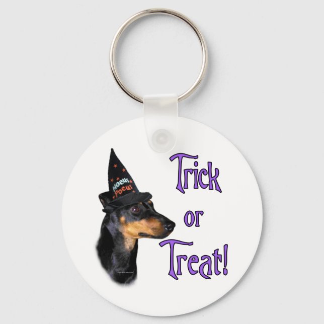 Manchester Terrier Trick Keychain (Front)
