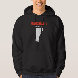 Manchester Vermont USA State America Travel Vermon Hoodie