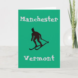 Manchester, VT (Green Mountain Apres Skiing Town) Card