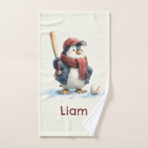 Manchette de baseball de pingouin d'hiver personna