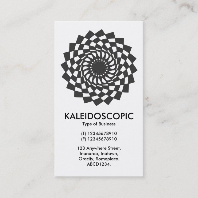 Mandala 011 business card (Front)