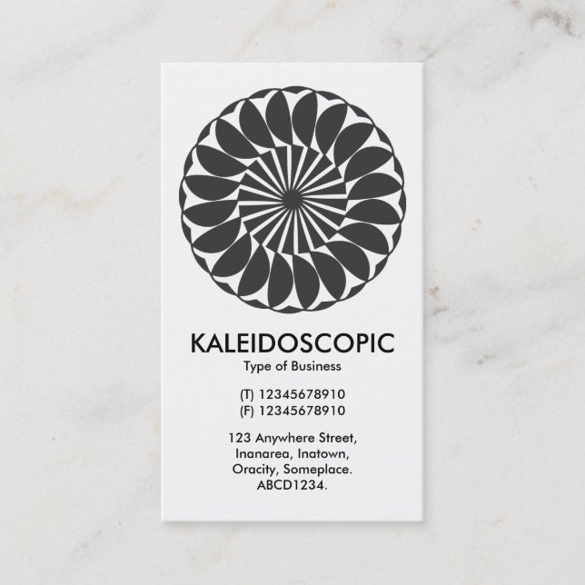 Mandala 06 business card (Front)