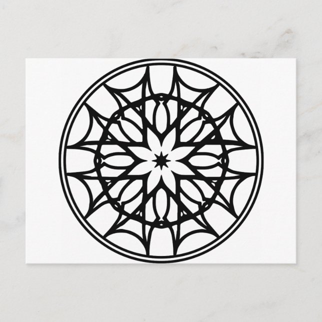 Mandala 11 dreamcatcher postcard (Front)