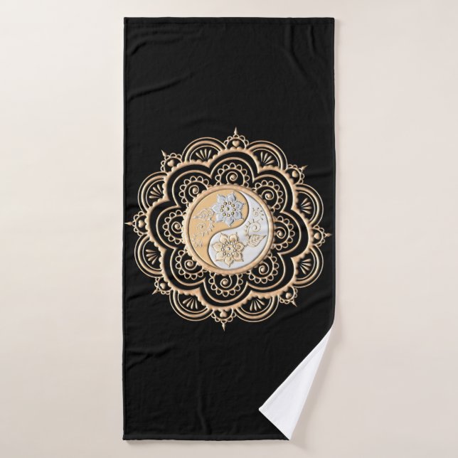 Mandala 1  bath towel (Bath Towel)