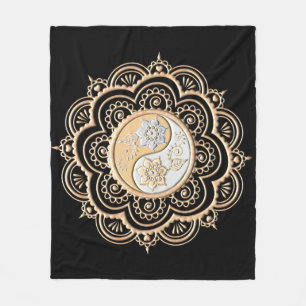 Mandala 1 fleece blanket