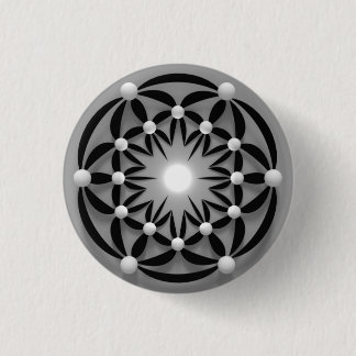Mandala 1 Inch Round Button