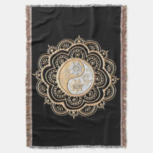 Mandala 1 throw blanket