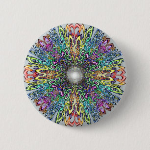 Mandala 2 Inch Round Button