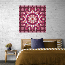 Mandala 3 Faux Wrapped Canvas Print