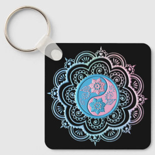 Mandala 4 keychain