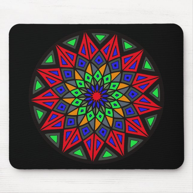 Mandala #4 mouse pad (Front)