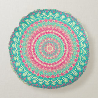 Mandala 56 round pillow