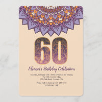 Mandala 60 Invitation